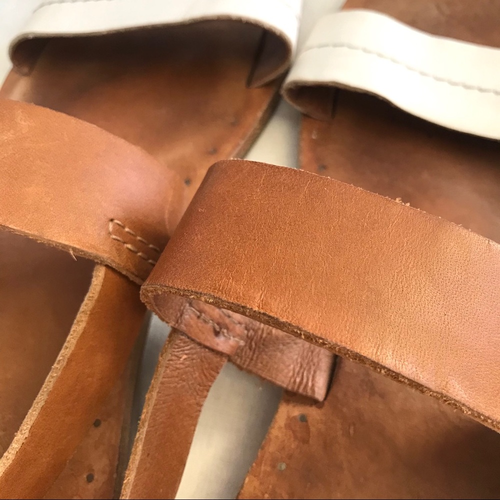 Frye Ally 2 Band Sling Flat Leather Casual Sandals - Picture 9 of 15